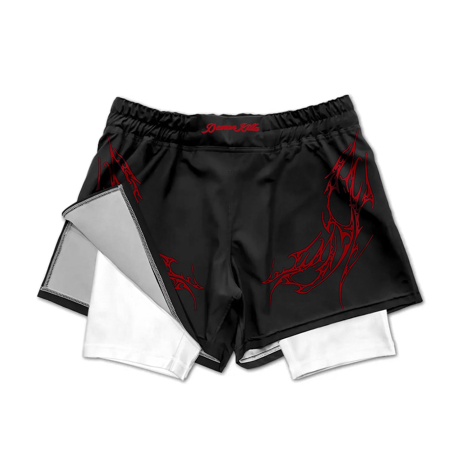 RED PHANTOM -2-IN-1 BOXING TRAINING SHORTS