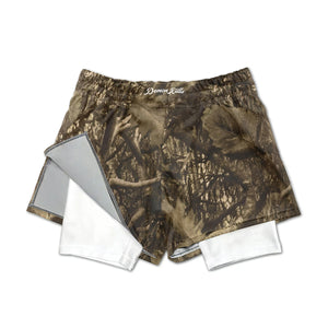 FORREST GREEN - 2-IN-1 BOXING TRAINING SHORTS